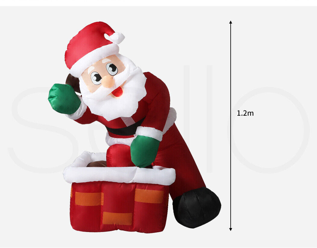 1.2M Inflatable Santa