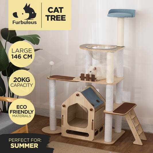 1.46m Windmill style Cat Tree